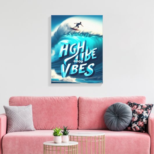 Waves & Wanderlust Collection Leinwanddruck (Insitu (Wohnzimmer))