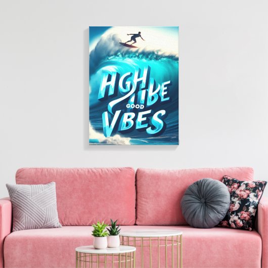 Waves & Wanderlust Collection Leinwanddruck (Insitu (Wohnzimmer))