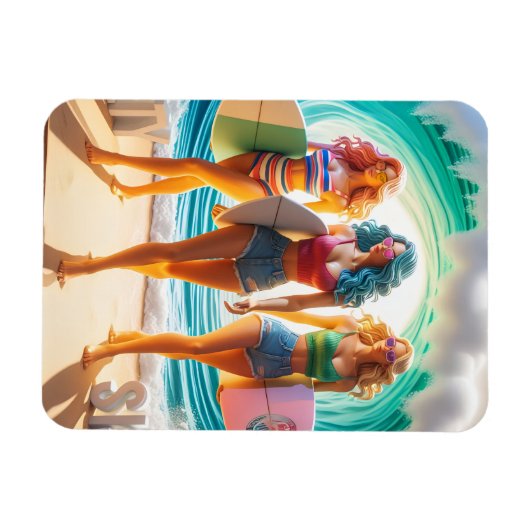 Waves & Wanderlust Collection Magnet (Horizontal)