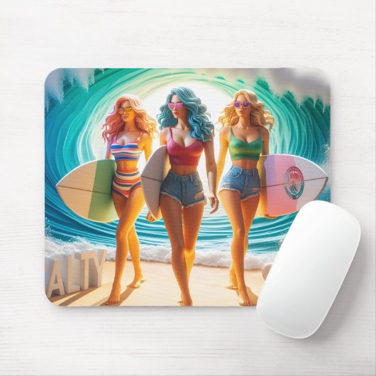 Waves & Wanderlust Collection Mousepad (Mit Mouse)