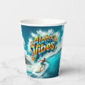 Waves & Wanderlust Collection Pappbecher (Rückseite)