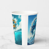 Waves & Wanderlust Collection Pappbecher (Rechts)