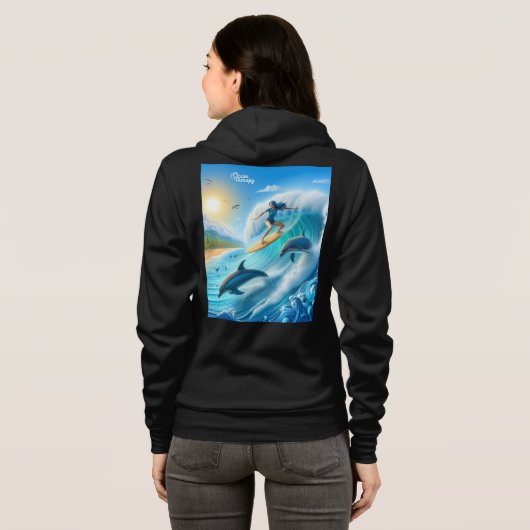 Waves & Wanderlust Collection Sweatshirt (Schwarz voll)