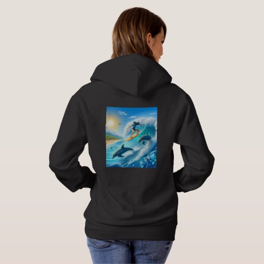 Waves & Wanderlust Collection Sweatshirt (Schwarz voll)