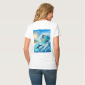 Waves & Wanderlust Collection Sweatshirt T-Shirt (Rückseite Vollansicht)