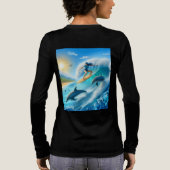 Waves & Wanderlust Collection Sweatshirt Tri-Blend Shirt (Rückseite)
