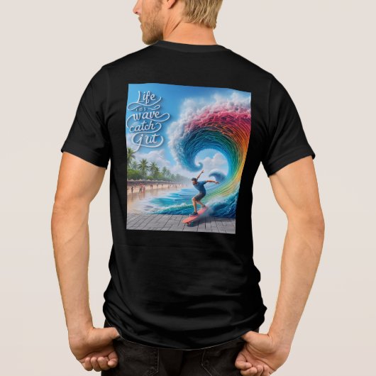 Waves & Wanderlust Collection Tri-Blend Shirt (Rückseite)