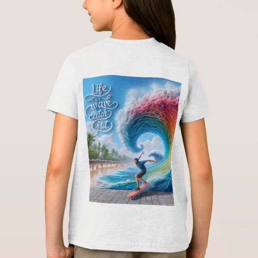 Waves & Wanderlust Collection Tri-Blend Shirt (Rückseite)