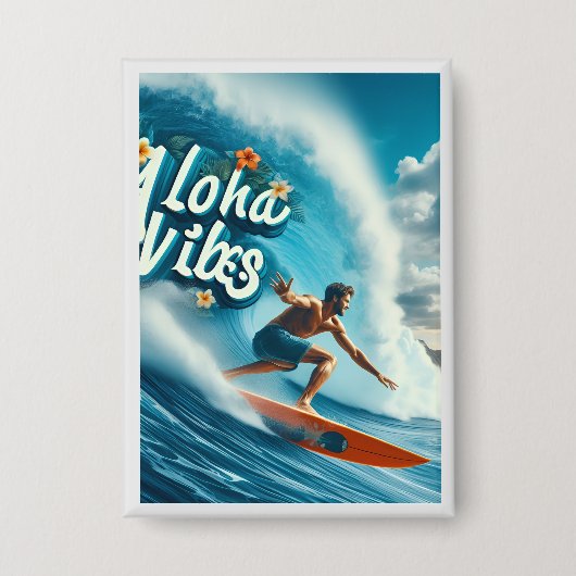 Waves & Wanderlust Kollektion Button (Vorderseite)