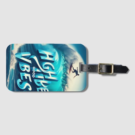 Waves & Wanderlust Kollektion Gepäckanhänger (Vorderseite (Horizontal))