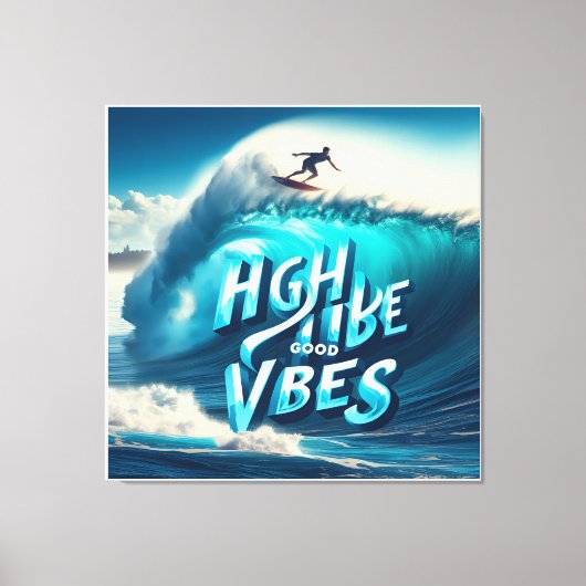 Waves & Wanderlust Kollektion Leinwanddruck (Vorderseite)
