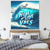 Waves & Wanderlust Kollektion Leinwanddruck (Insitu (Schlafzimmer))