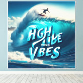 Waves & Wanderlust Kollektion Leinwanddruck (Insitu (Holzboden))