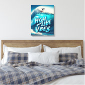 Waves & Wanderlust Kollektion Leinwanddruck (Insitu (Schlafzimmer))