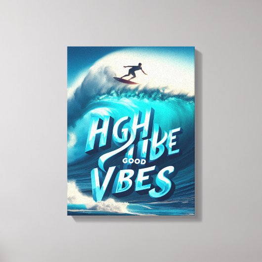 Waves & Wanderlust Kollektion Leinwanddruck (Vorderseite)