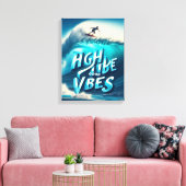 Waves & Wanderlust Kollektion Leinwanddruck (Insitu (Wohnzimmer))