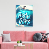 Waves & Wanderlust Kollektion Leinwanddruck (Insitu (Wohnzimmer))