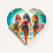 Waves & Wanderlust Kollektion Notizblock (Vorderseite)