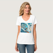 Waves & Wanderlust Kollektion T-Shirt (Vorderseite Vollansicht)