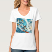 Waves & Wanderlust Kollektion T-Shirt (Vorderseite)
