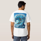 Waves & Wanderlust Kollektion T-Shirt (Schwarz voll)