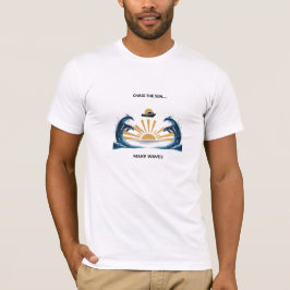 Waves with Joy - Ocean Dreams & Sunams T-Shirt