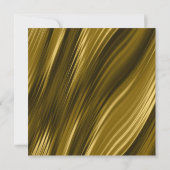 Wavey Gold Bridal Dusche Einladung (Rückseite)