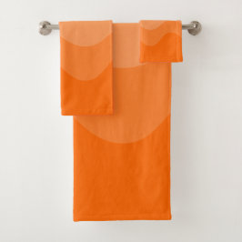 Wavey Stripe Modern Badhandtuch Set