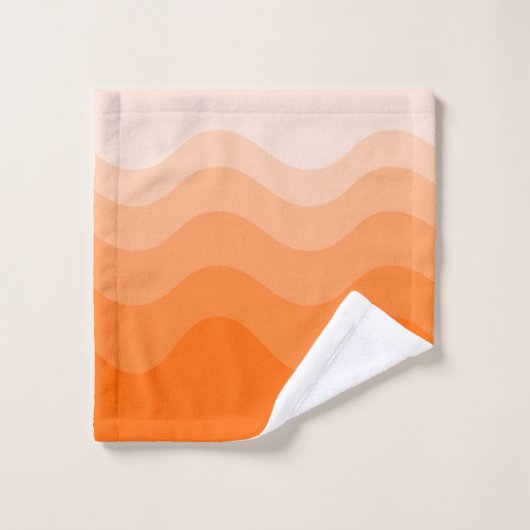 Wavey Stripe Modern Badhandtuch Set (Waschlappen)