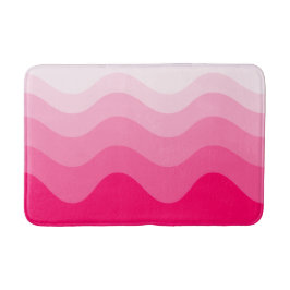 Wavey Stripe Modern Bath Mat Badematte