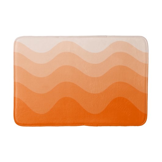 Wavey Stripe Modern Bath Mat Badematte (Vorderseite)