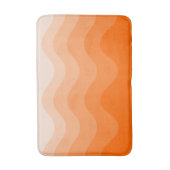 Wavey Stripe Modern Bath Mat Badematte (Vorderseite Vertikal)
