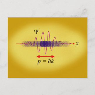 Wavicle Duality Postkarte