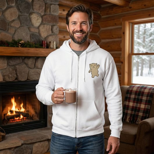 Waving Adorable Lächelbär Hoodie