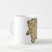 Waving Adorable Lächelbär Kaffeetasse (Vorderseite Links)