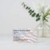 Waving American Flag Patriotic Business Cards Visitenkarte (Stehend Vorderseite)