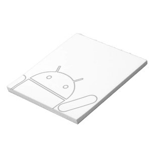 Waving Android Notepad Notizblock