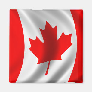 Waving Canadian Flag Magnet