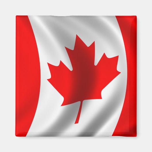 Waving Canadian Flag Magnet (Vorne)