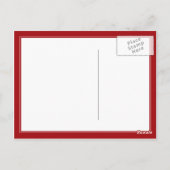 Waving Canadian Flag Postkarte (Rückseite)