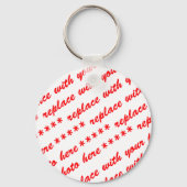 Waving Canadian Flag Schlüsselanhänger (Rückseite)