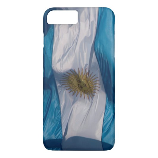Waving Flag Argentinien Case-Mate iPhone Hülle (Rückseite)