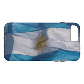 Waving Flag Argentinien Case-Mate iPhone Hülle (Rückseite (Horizontal))