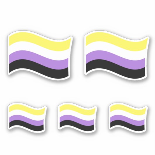 Waving-Flag Aufkleber (Vorderseite)