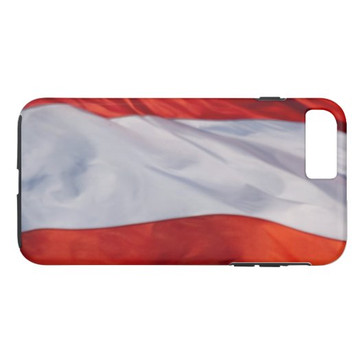 Waving Flag Case-Mate iPhone Hülle (Rückseite (Horizontal))