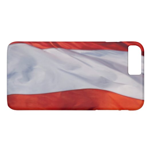Waving Flag Case-Mate iPhone Hülle (Rückseite (Horizontal))