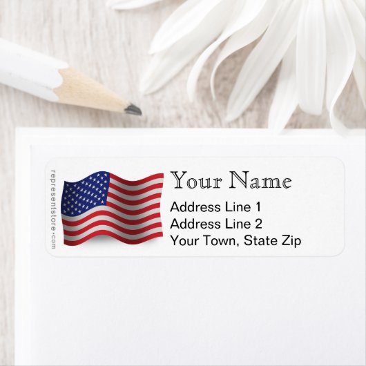 Waving Flag der Vereinigten Staaten (Insitu)