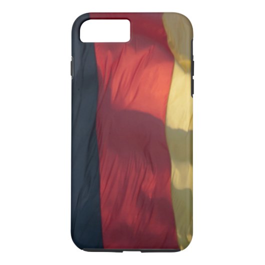 Waving Flag Deutschland Case-Mate iPhone Hülle (Rückseite)
