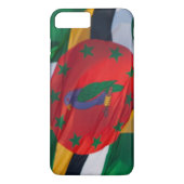 Waving Flag Dominica Case-Mate iPhone Hülle (Rückseite)