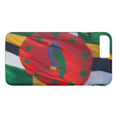 Waving Flag Dominica Case-Mate iPhone Hülle (Rückseite (Horizontal))